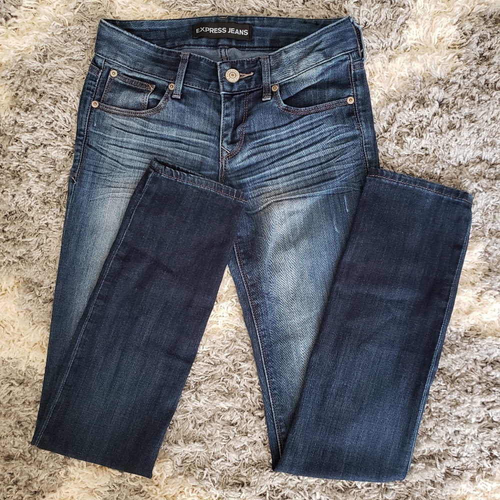 Express jeans Stella skinny low rise